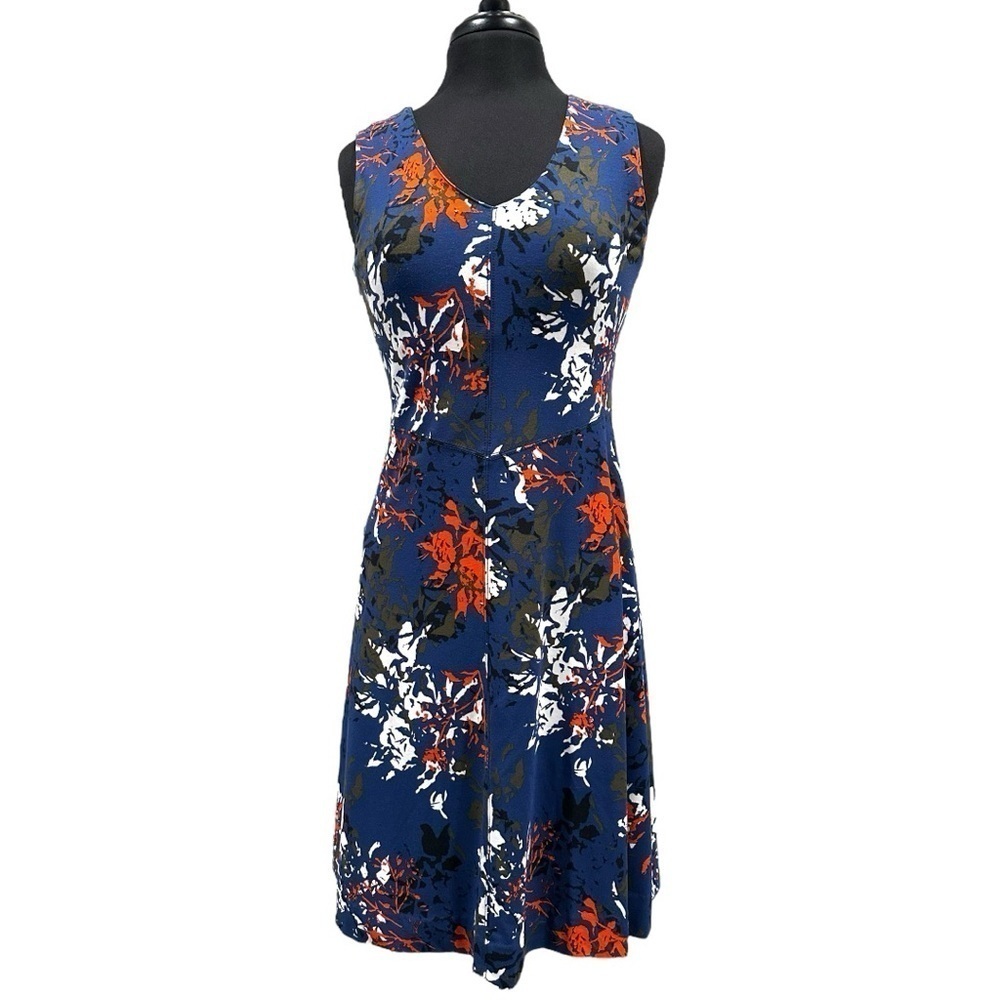 Lysse Sleeveless V-Neck Pullover Floral Dress Sz S